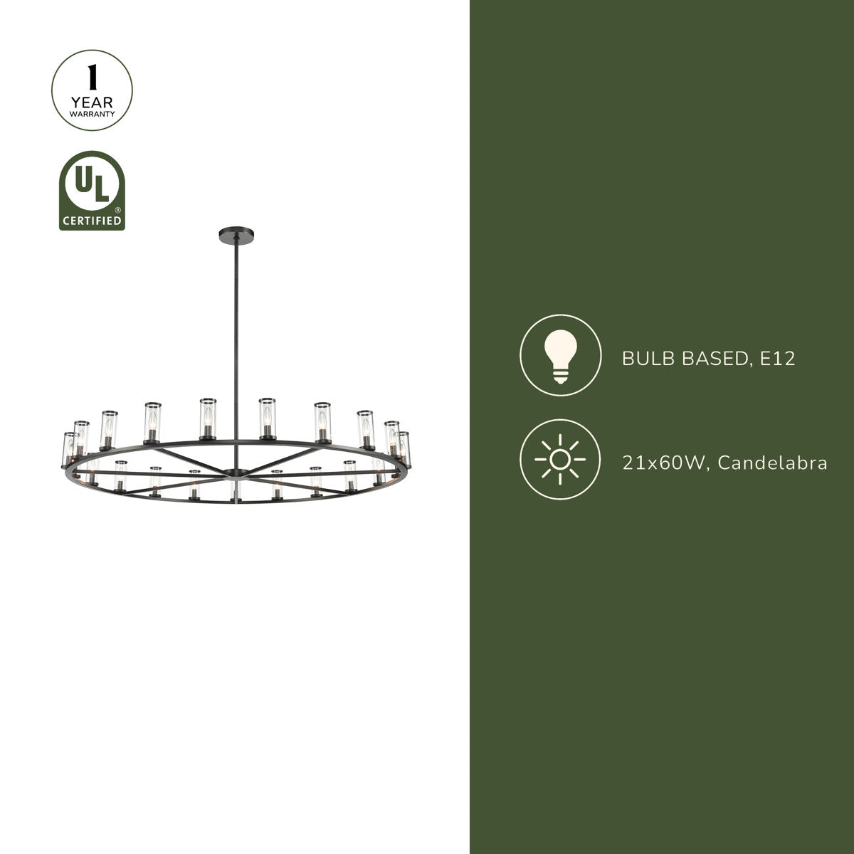 Revolve 21 - Light Chandelier