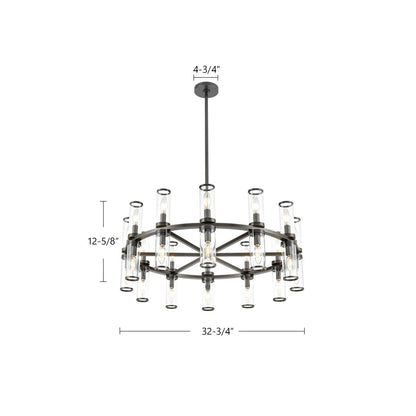 Revolve 24 - Light Chandelier