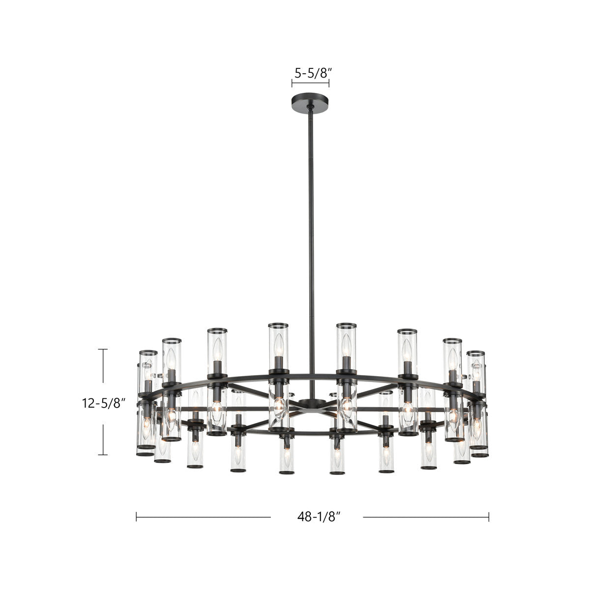 Revolve 36 - Light Chandelier