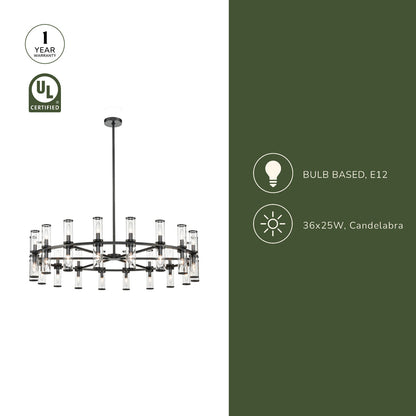 Revolve 36 - Light Chandelier