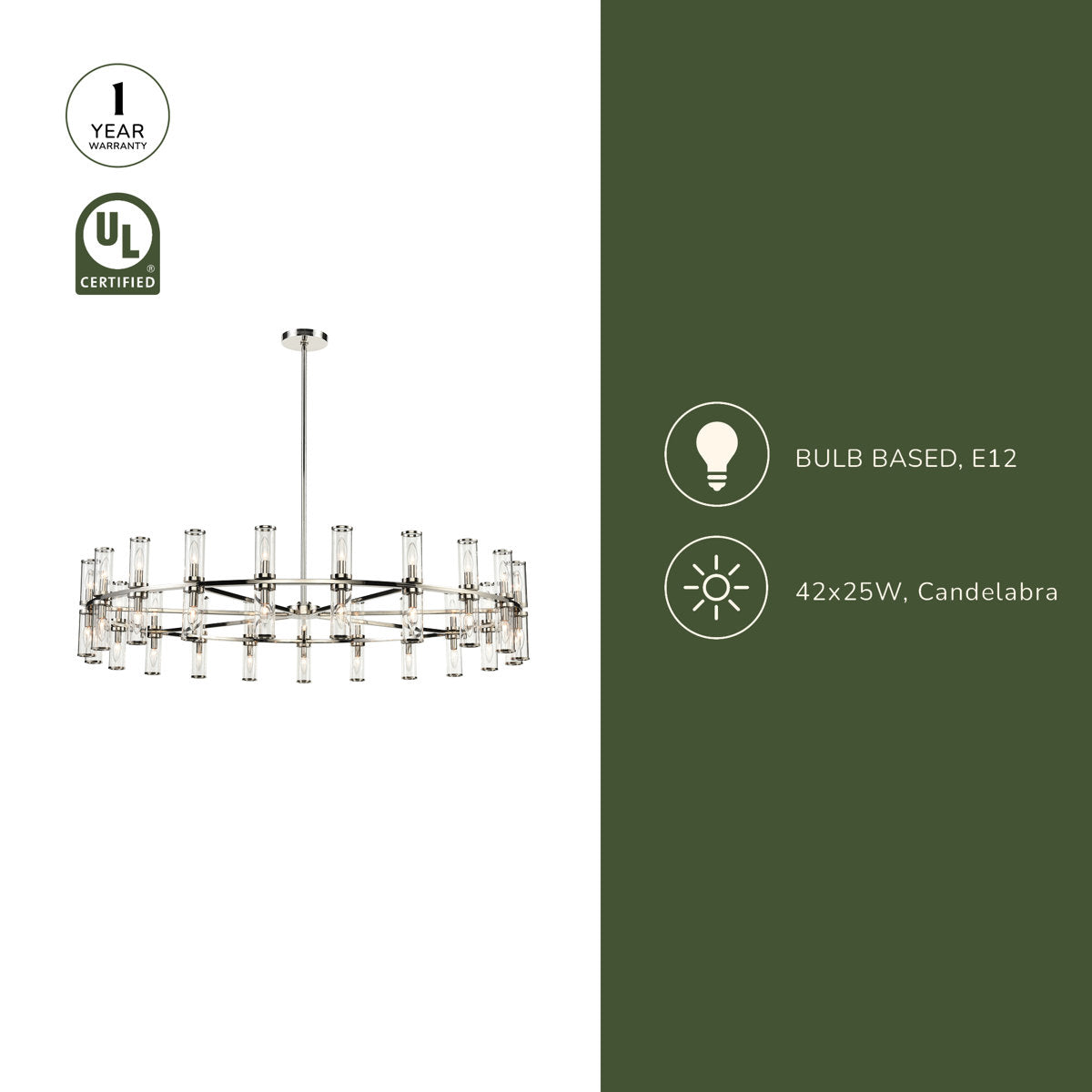 Revolve 42 - Light Chandelier
