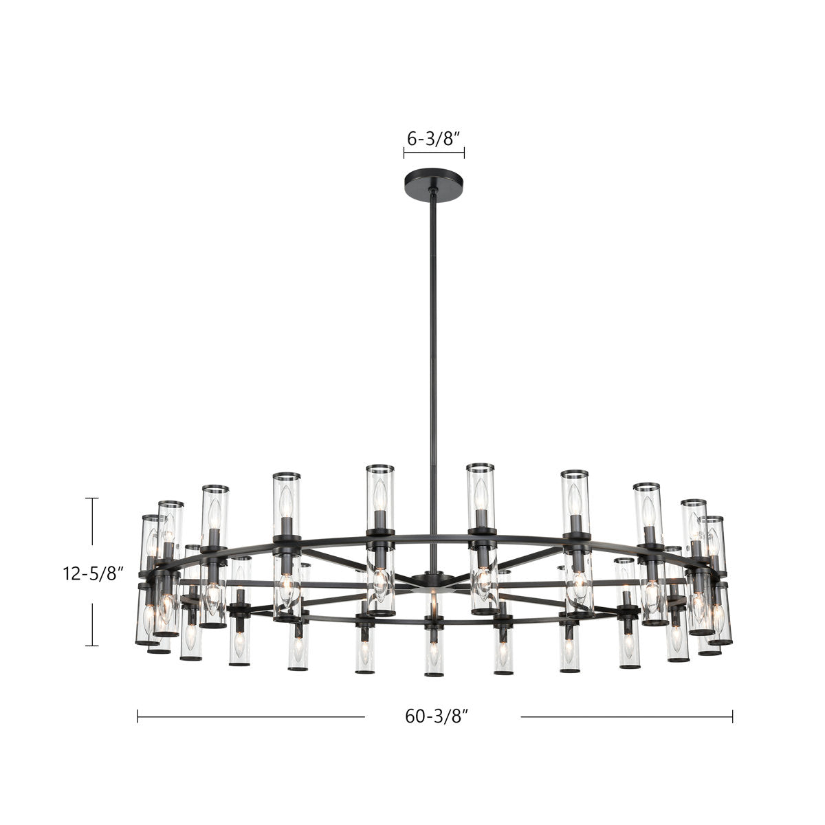 Revolve 42 - Light Chandelier