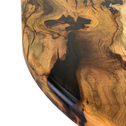 Rhadios Oval Walnut Wood Dining Table