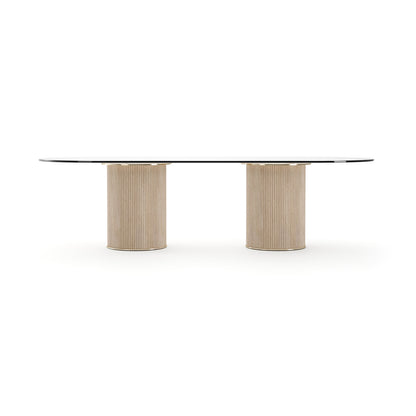 Rhythm Glass Dining Table