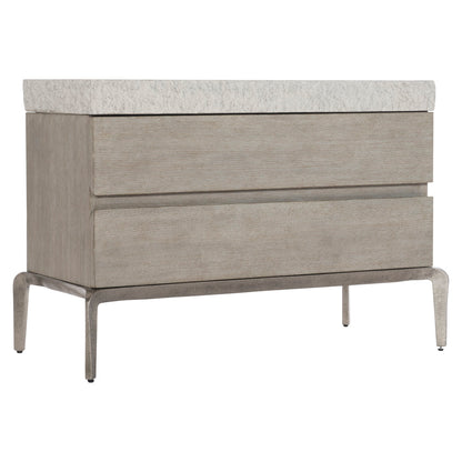 Ritter 2 - Drawer Nightstand in Flint/Sand Gray