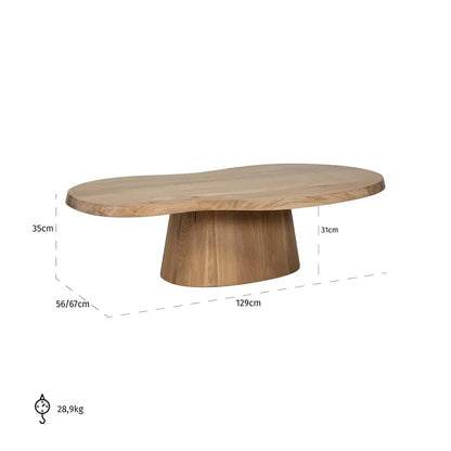 Riva Solid Wood Coffee Table