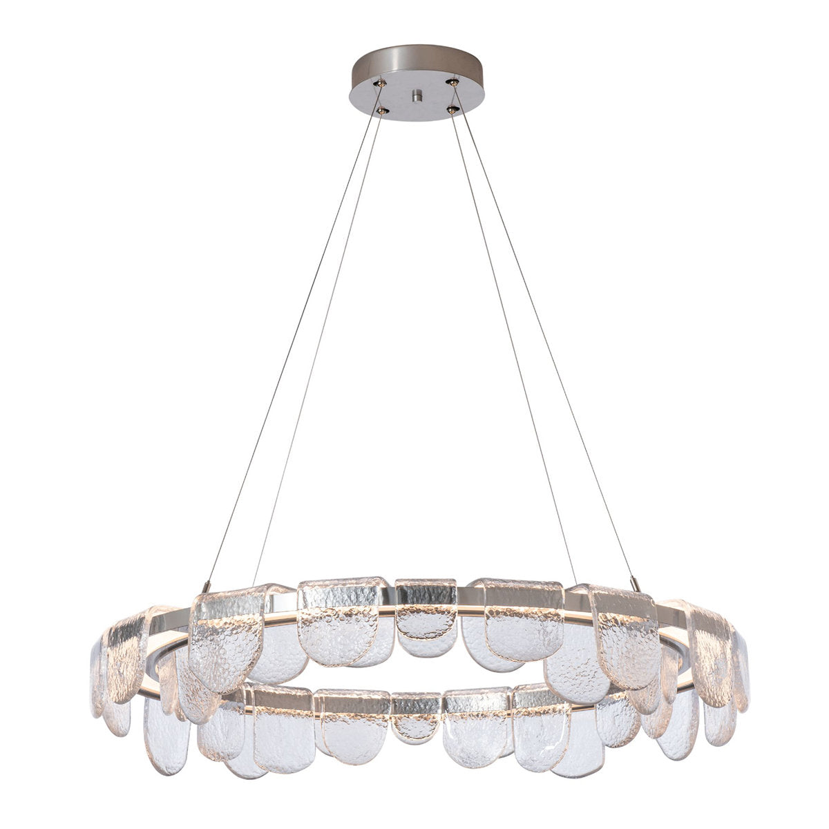 Riverbed Circular LED Pendant - Oil Rubbed Bronze