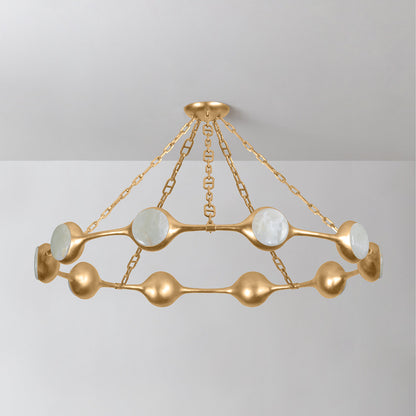 Riviere Light Integrated LED Chandelier by Noz Nozawa for Corbett Lighting