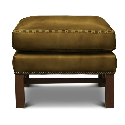 Rodolfo Leather Ottoman
