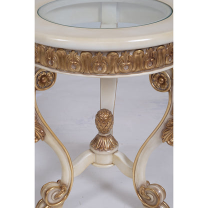 Rosabella Glass End Table