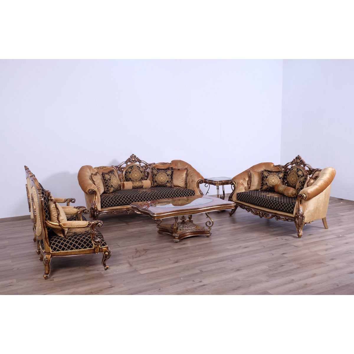 Rosella Armchair Chair with Ottoman