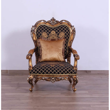 Rosella Armchair Chair with Ottoman