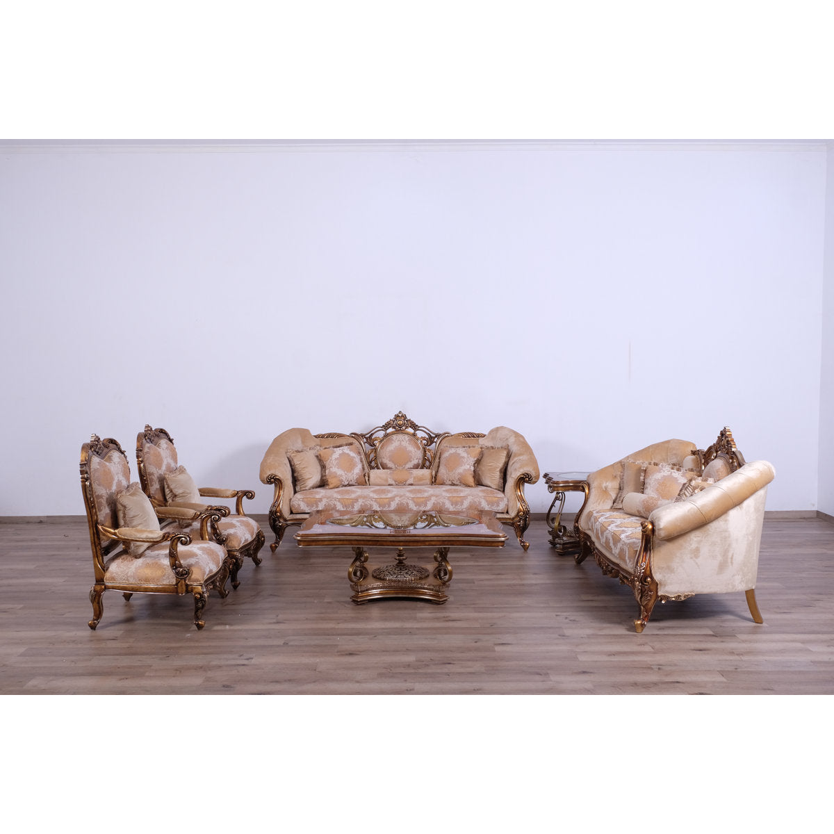 Rosella Armchair Chair with Ottoman