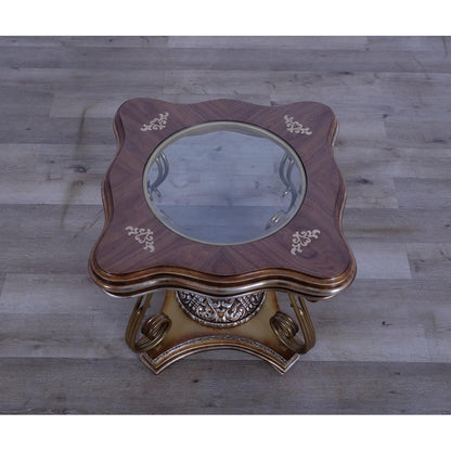 Rosella Glass End Table