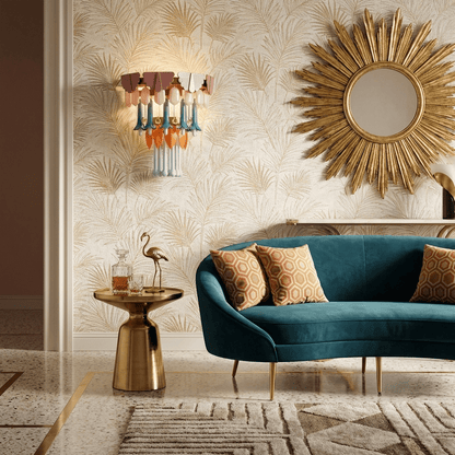 Roselle Ceramic Fringe Wall Lamp