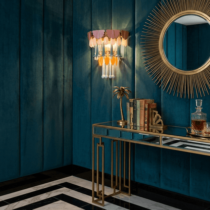 Roselle Ceramic Fringe Wall Lamp