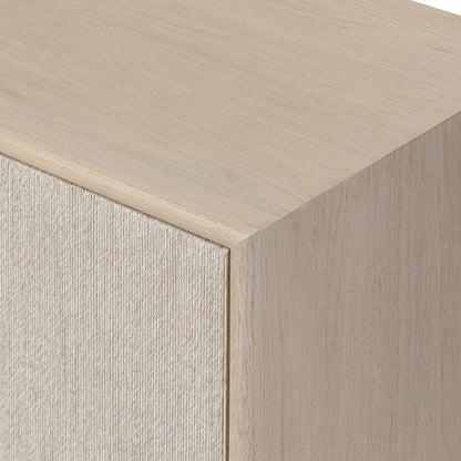 Rosenell Media Console-Oak Solid