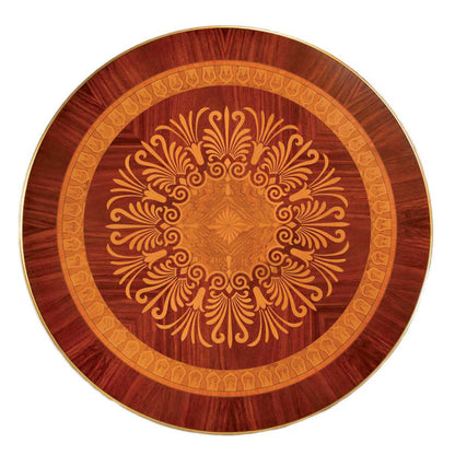 Rosewood Solid Wood Pedestal Dining Table