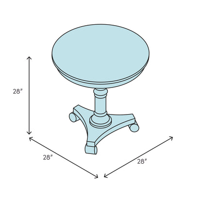 Round End Table