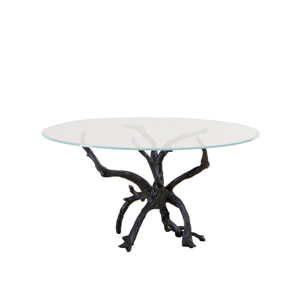Round Glass Dining Table