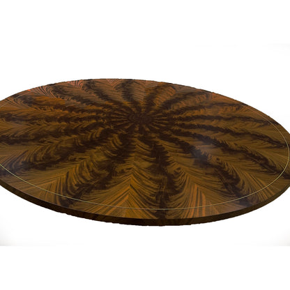 Round Mahogany Dining Table For Seating 10-12 People