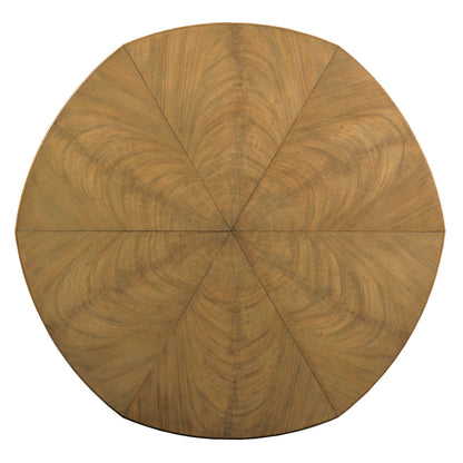 Round Mahogany Wood Dining Table