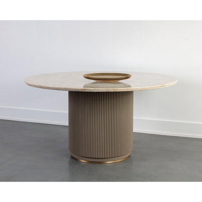 Round Marble Dining Table