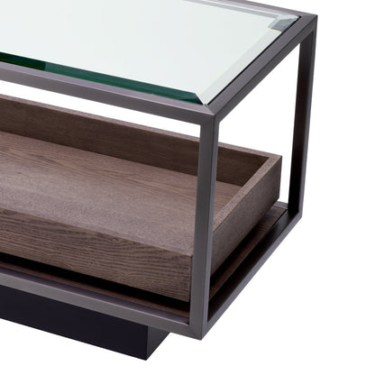 Roxton Glass End Table