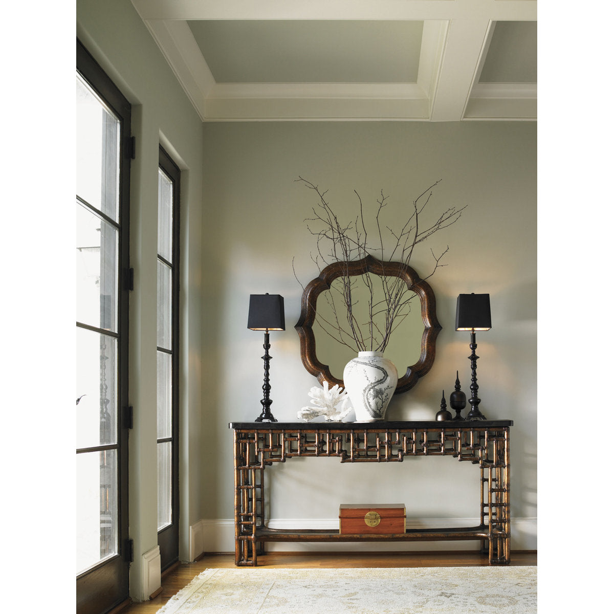 Royal Kahala Pacific Campaign Accent Table