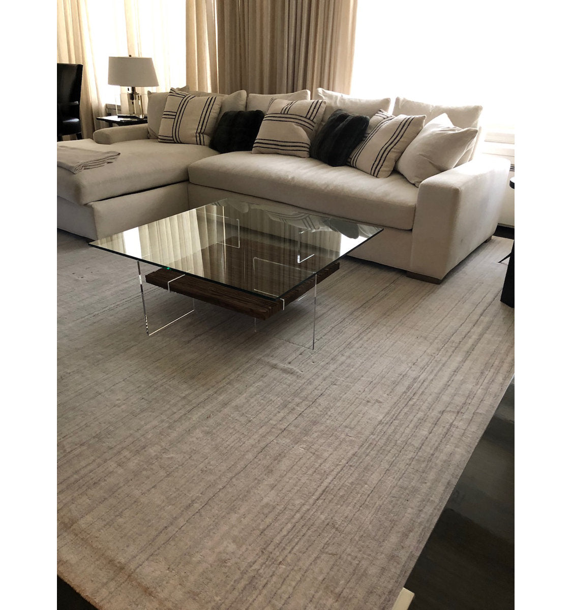 Ruby Glass Coffee Table