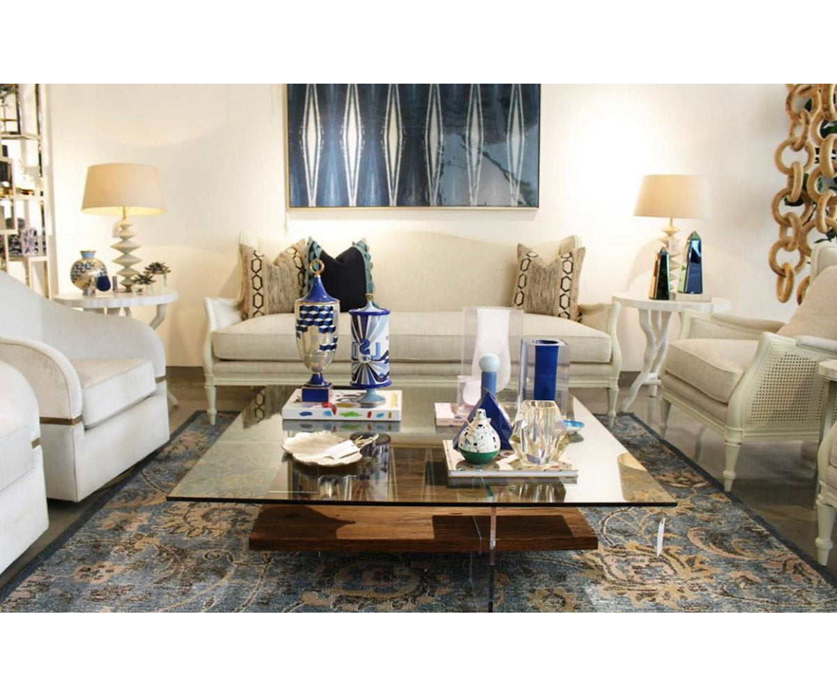 Ruby Glass Coffee Table