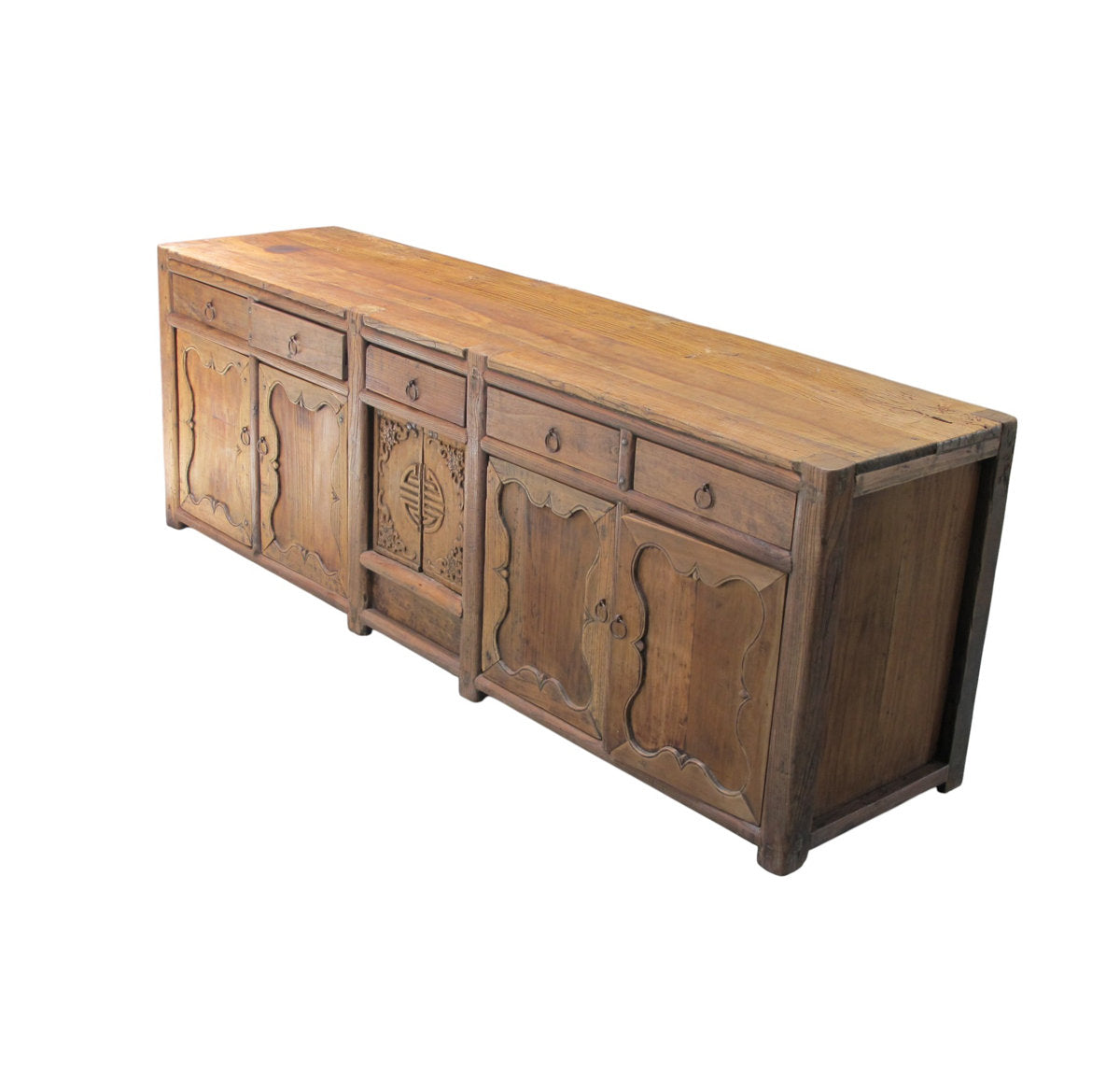 Rustic 17th Century Elm Sideboard