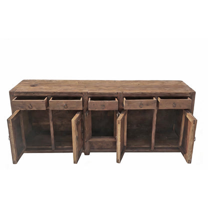 Rustic 17th Century Elm Sideboard