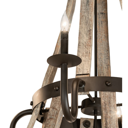 Rustic Lodge 12 - Light Chandelier