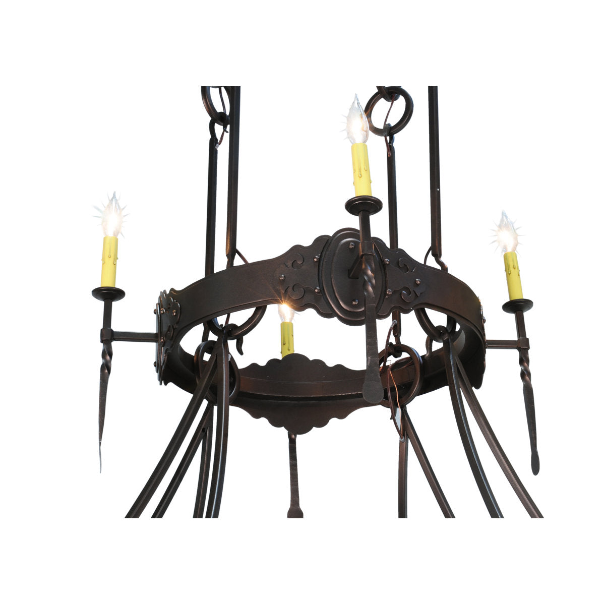 Rustic Lodge 12 - Light Chandelier