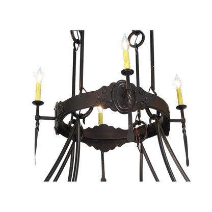 Rustic Lodge 12 - Light Chandelier