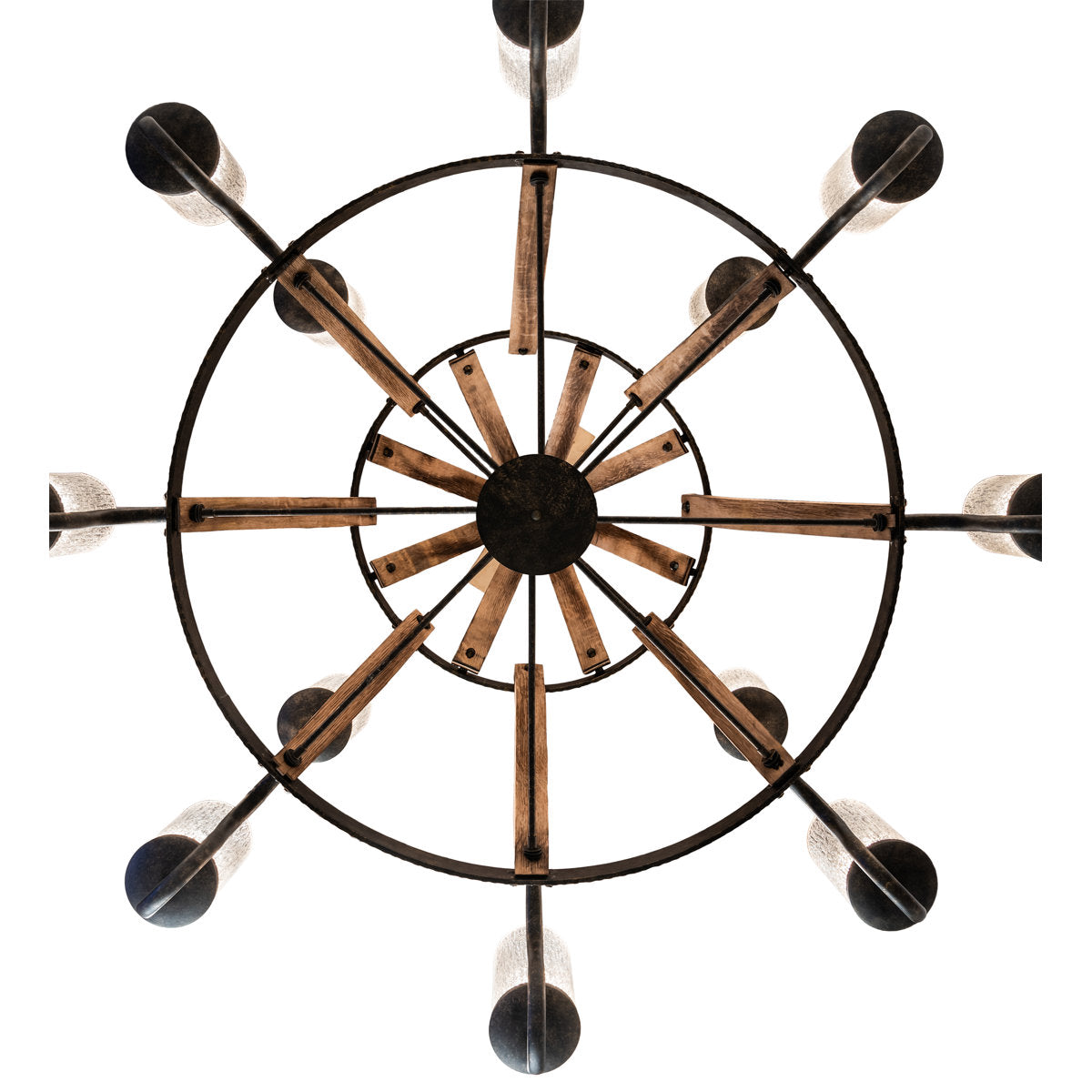 Rustic Lodge 12 - Light Chandelier