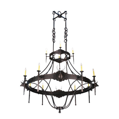 Rustic Lodge 12 - Light Chandelier
