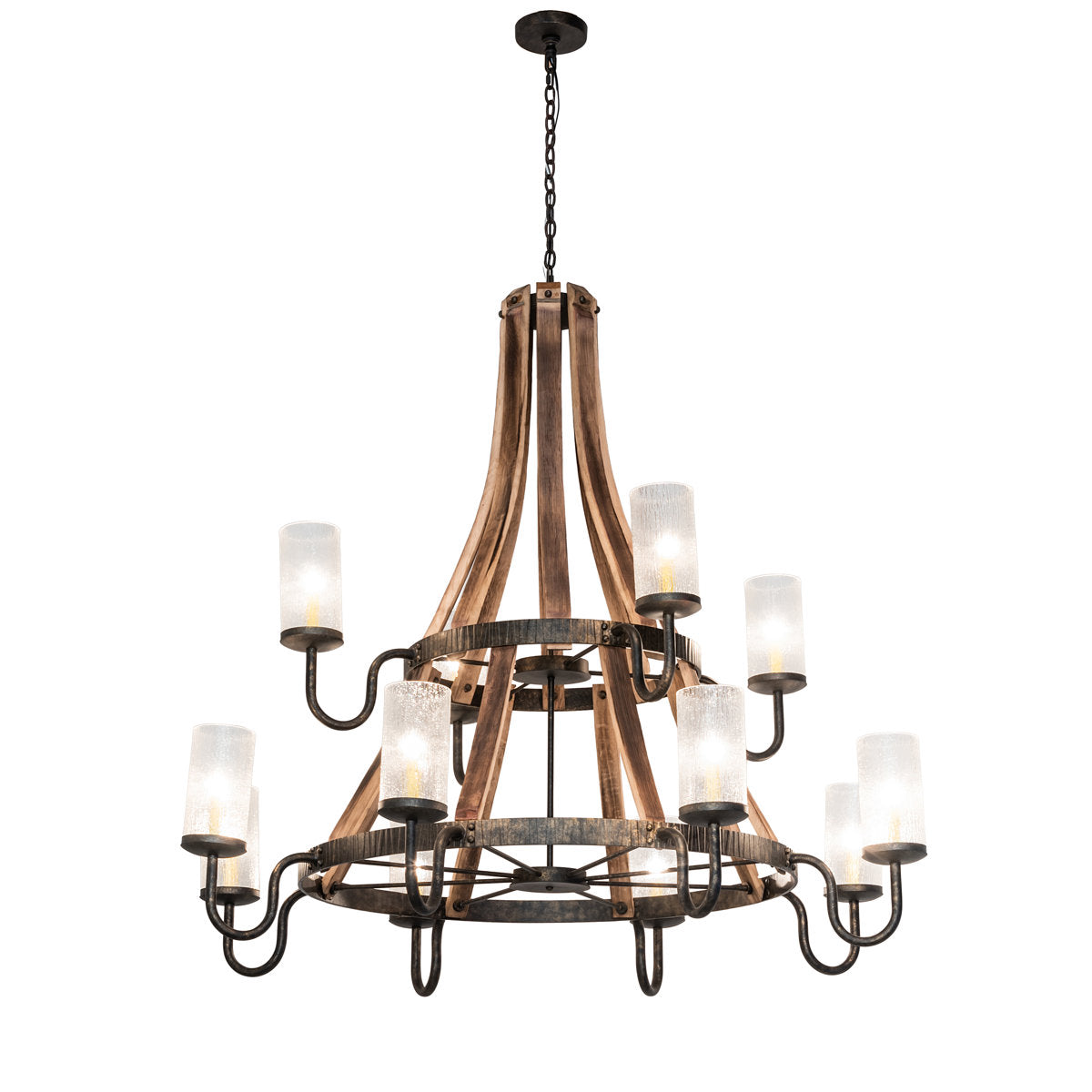 Rustic Lodge 12 - Light Chandelier