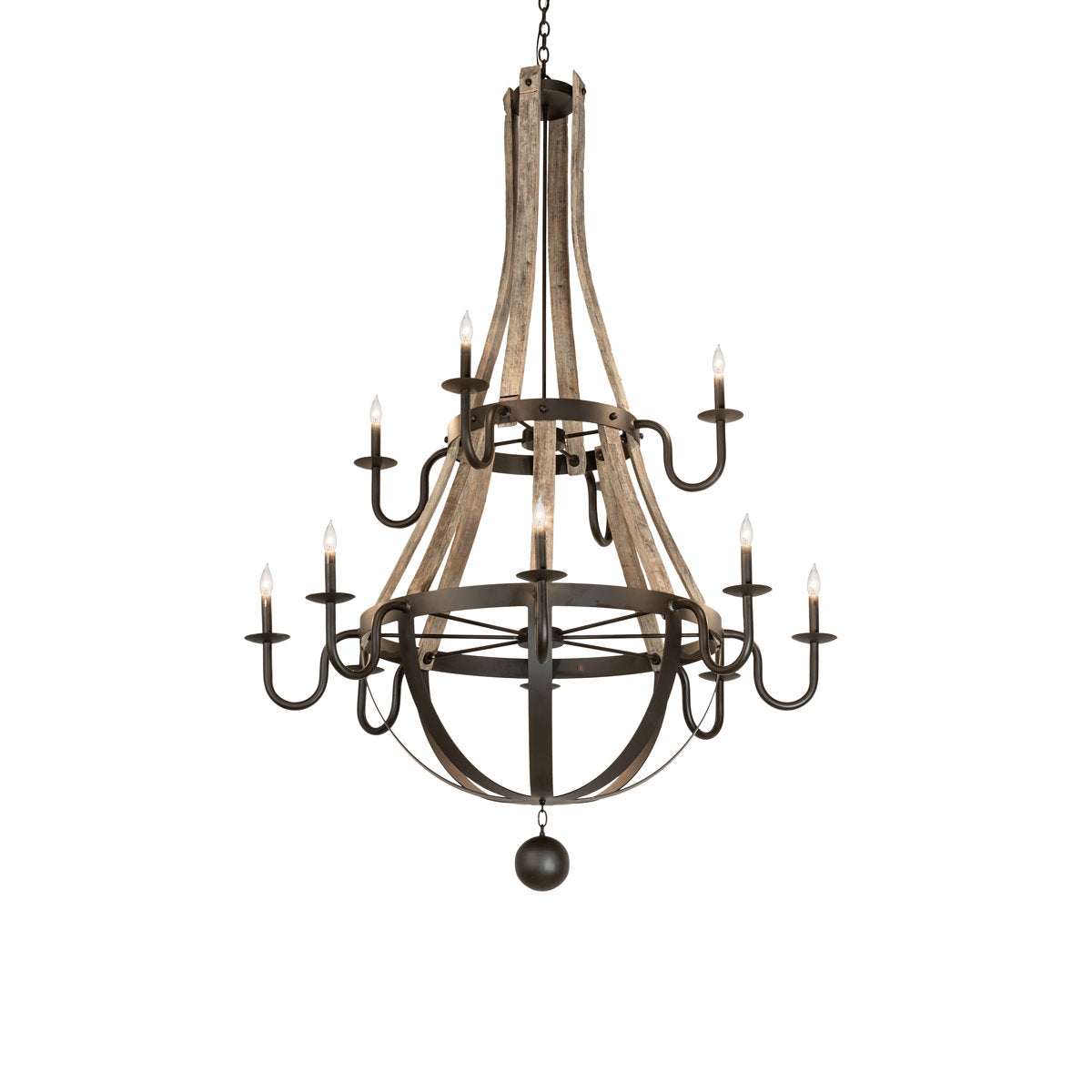 Rustic Lodge 12 - Light Chandelier
