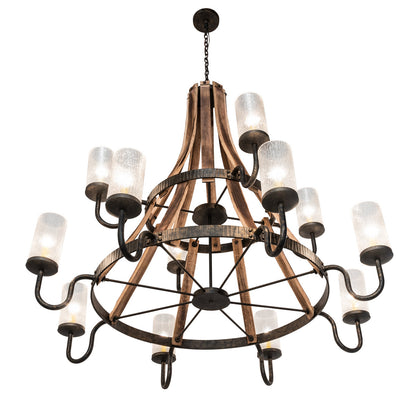 Rustic Lodge 12 - Light Chandelier