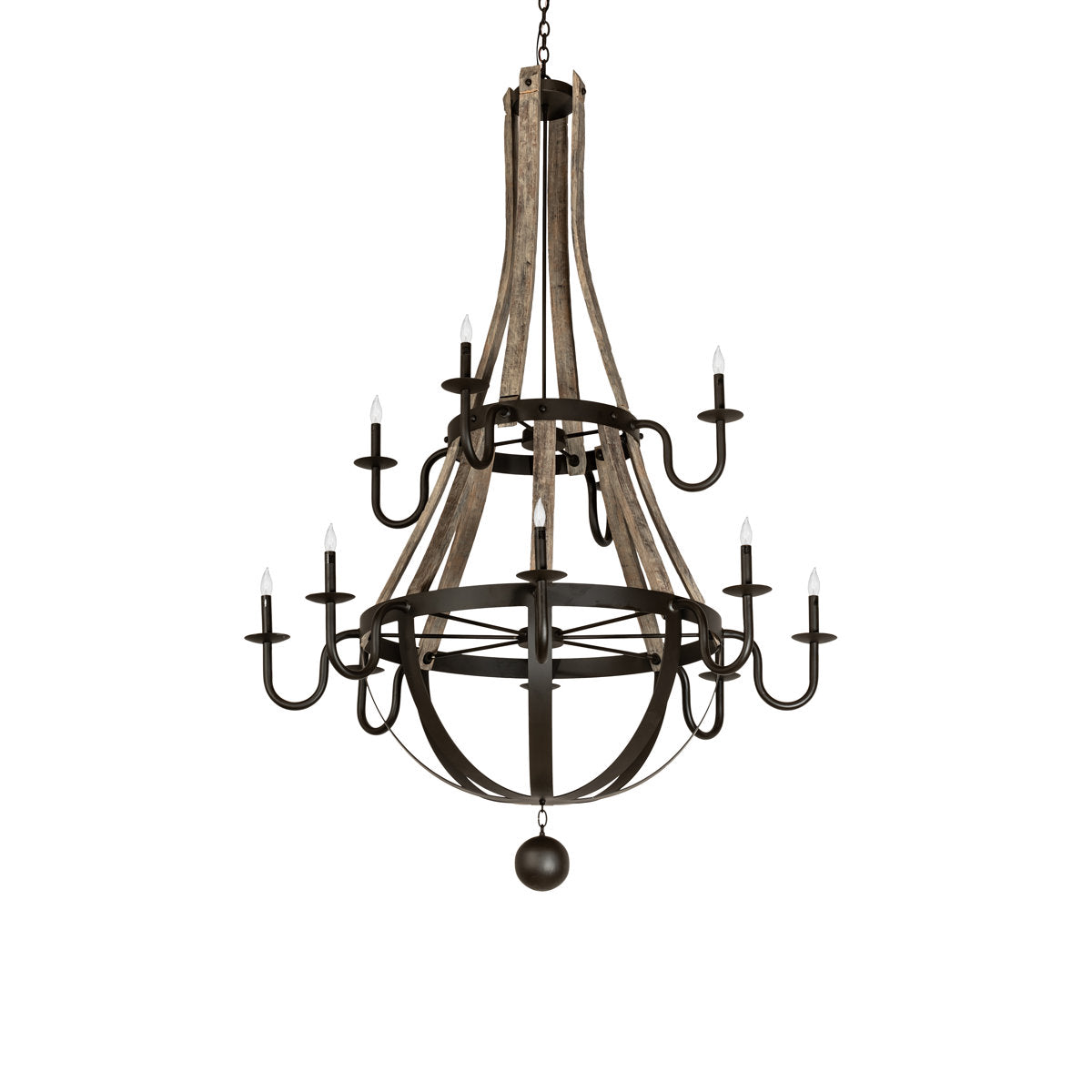 Rustic Lodge 12 - Light Chandelier