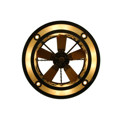 Rustic Lodge 12 - Light Chandelier