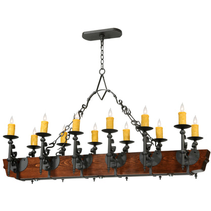 Rustic Lodge 15 - Light Chandelier