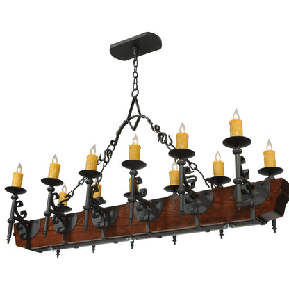Rustic Lodge 15 - Light Chandelier