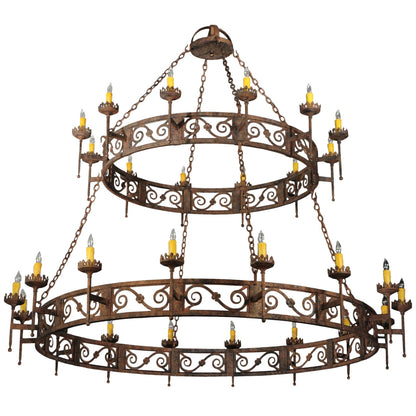 Rustic Lodge 16 - Light Chandelier