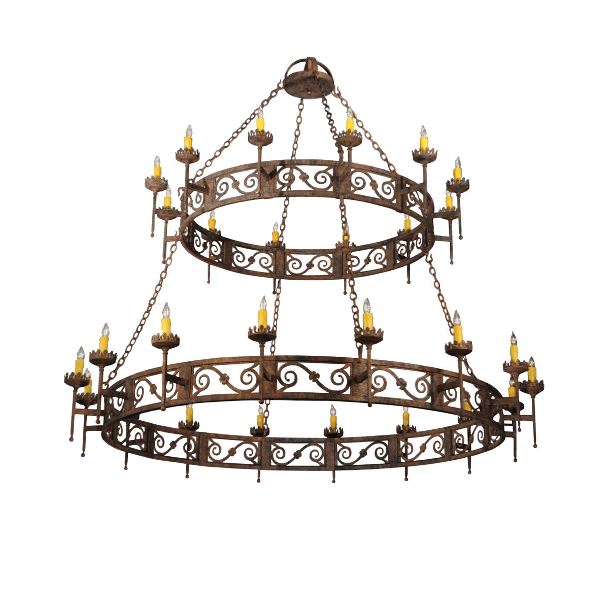 Rustic Lodge 16 - Light Chandelier
