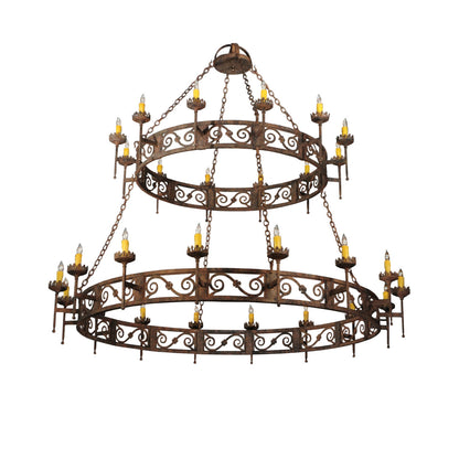 Rustic Lodge 16 - Light Chandelier