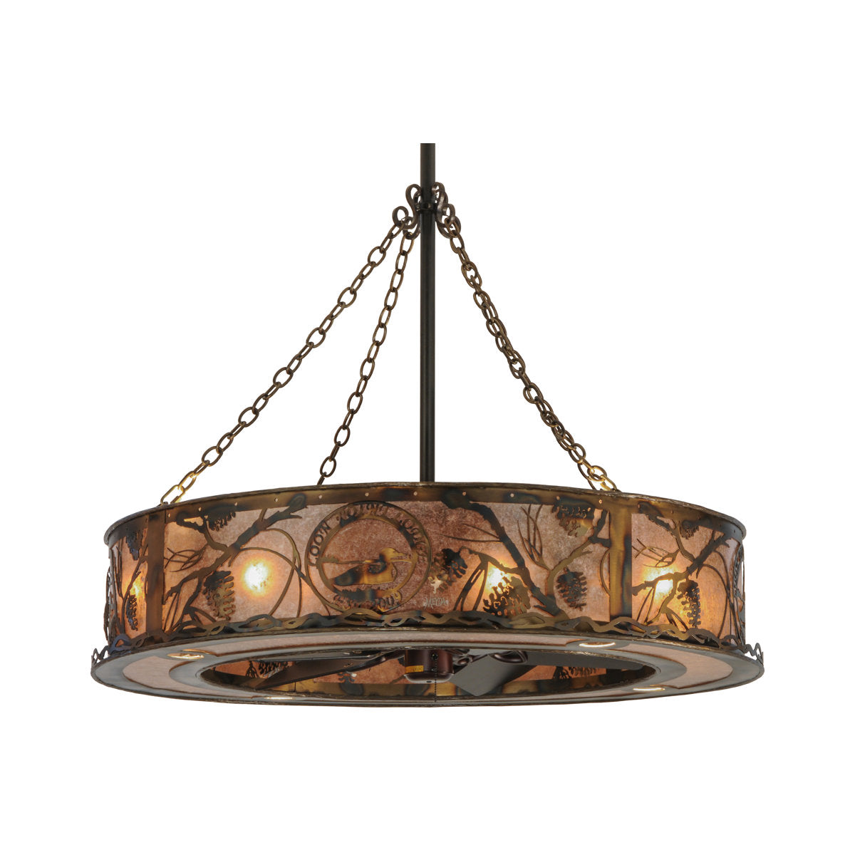 Rustic Lodge 16 - Light Chandelier