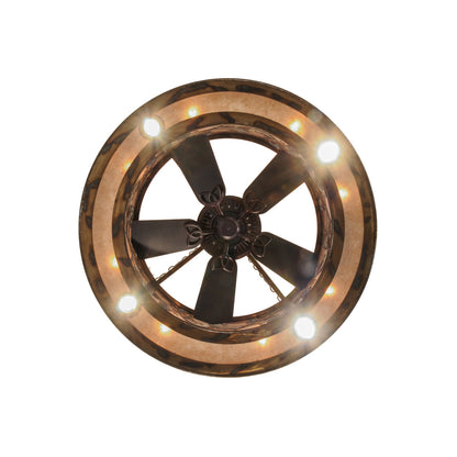 Rustic Lodge 16 - Light Chandelier